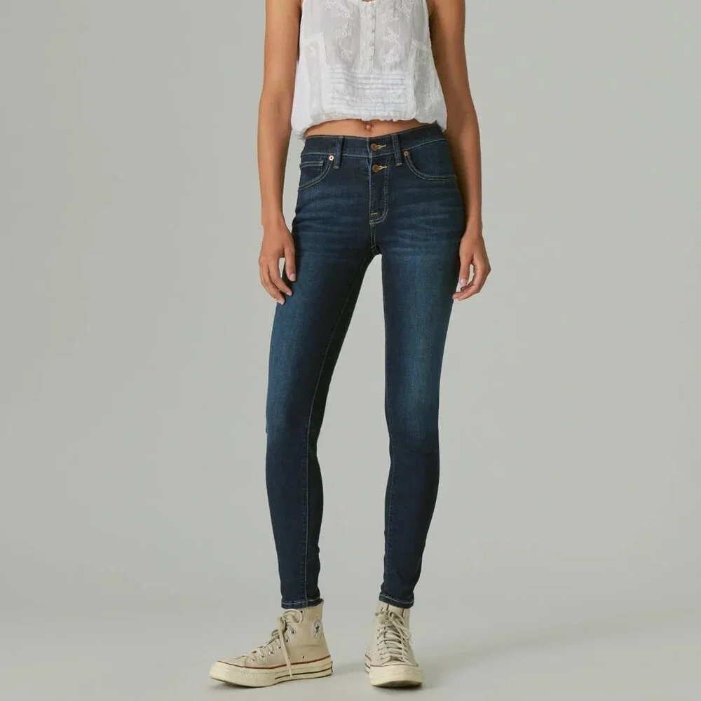 Lucky Ava Mid Rise Super Skinny 26 - Picture 4 of 5